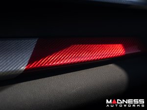 Alfa Romeo Stelvio Dash Trim Kit - Carbon Fiber - Italian Theme - Feroce Carbon 